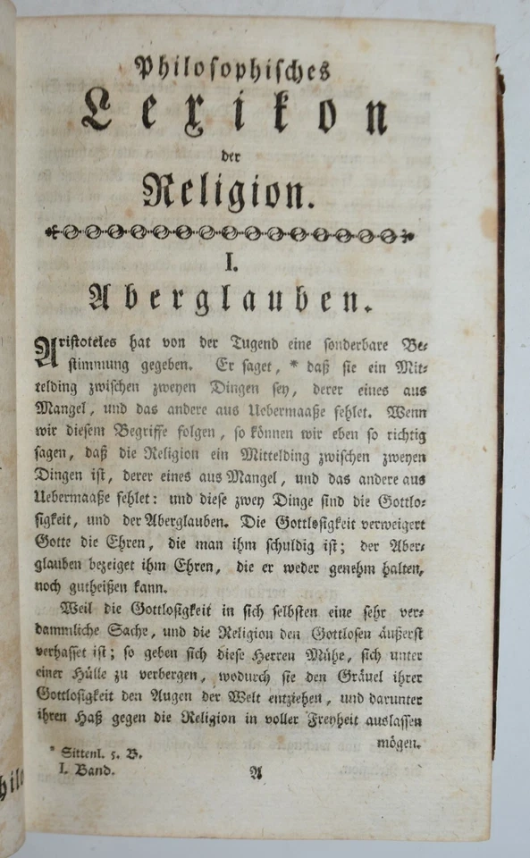 LESSICO FILOSOFICO RELIGIOSO - ediz. 1775 - Nonnotte - 2 volumi - in tedesco - Immagine 3 di 4