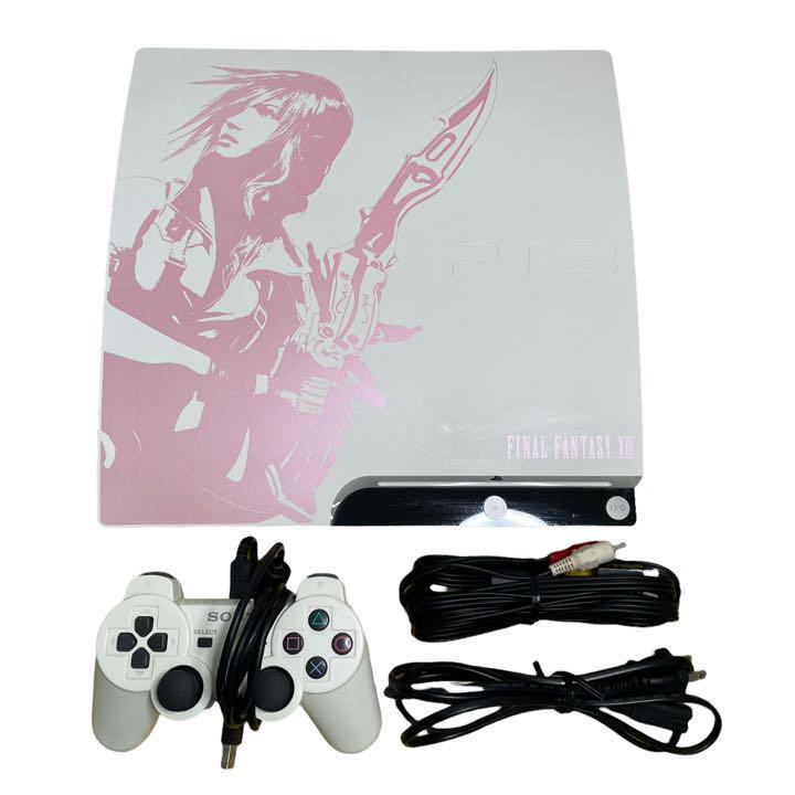 USED Playstation 3 Final Fantasy Lightning Japan PS3 ~White pink edition  250G