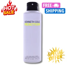 Kenneth Cole Reaction by Kenneth Cole Long Lasting Body Spray for Men 6 fl oz.