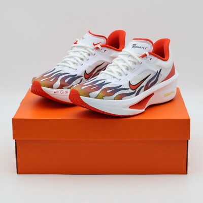 HQ3498-100 Nike Zoom Fly 6 PRM White Black University Red Habanero