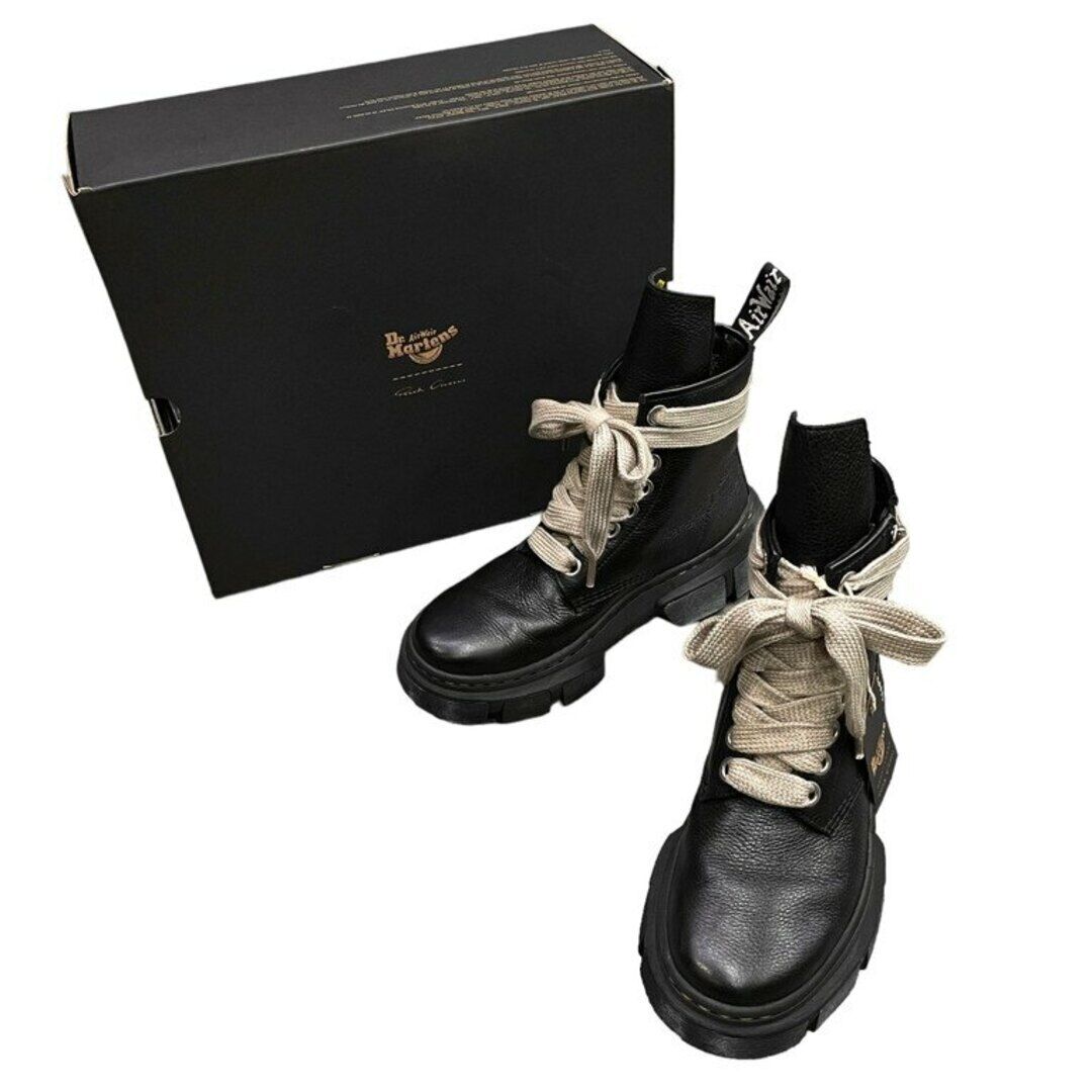 Rick Owens Dr. Martens 1460 DMXL Mega Lace Boot Black Men's Rick Owens Dr. Martens 1460 DMXL Mega Lace Boot Black Men's