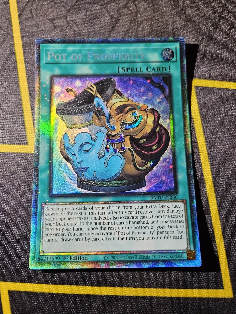 Yu-Gi-Oh! Trading Card Game RA01-EN066 Pot of Prosperity : Ultimate Rare Card : 1st Edition - Trading Card Games from Hills Cards UK