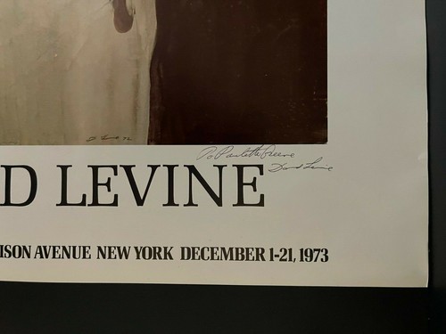 VINTAGE | David Levine | SIGNIERT | Forum Galerie Poster | 1973 | PGB - Bild 4 von 5