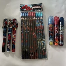 Marvel Spiderman Pencil Eraser Pen Set