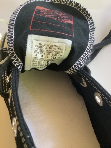 Size 6 - Converse Chuck Taylor All Star 70 Hi Moncler Fragment Black 172320C Uni - Picture 12 of 14