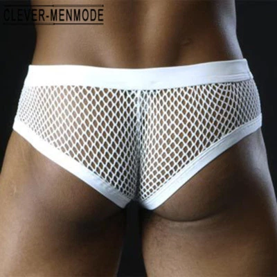 Herren Slip Sexy durchsichtige atmungsaktive Boxershorts Unterwäsche Unterhosen - Bild 1 von 4