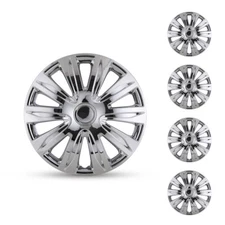 13" Set of 4 Wheel Covers Snap On Hubcaps Full Hub Caps Fits R13 Tire & Rim