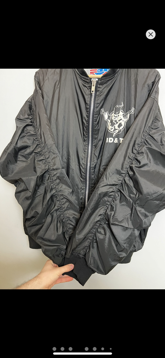 Vintage 90s Thunderdome Light Bomber Jacket Hardcore Wizard Vintage 90s Thunderdome Light Bomber Jacket Hardcore Wizard