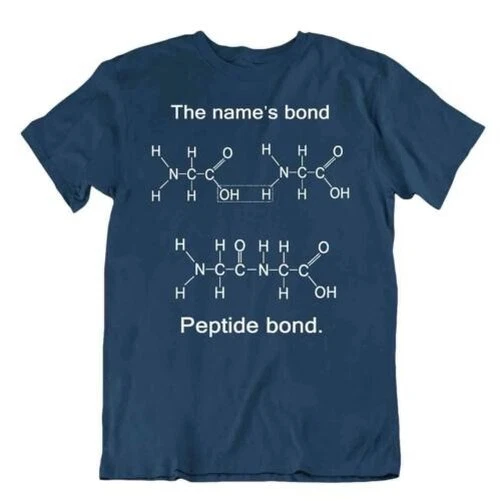 Peptide Bond Chemie T-Shirt Chemische Gleichungen T-Shirt Lustig Geek Hemd - Bild 1 von 1