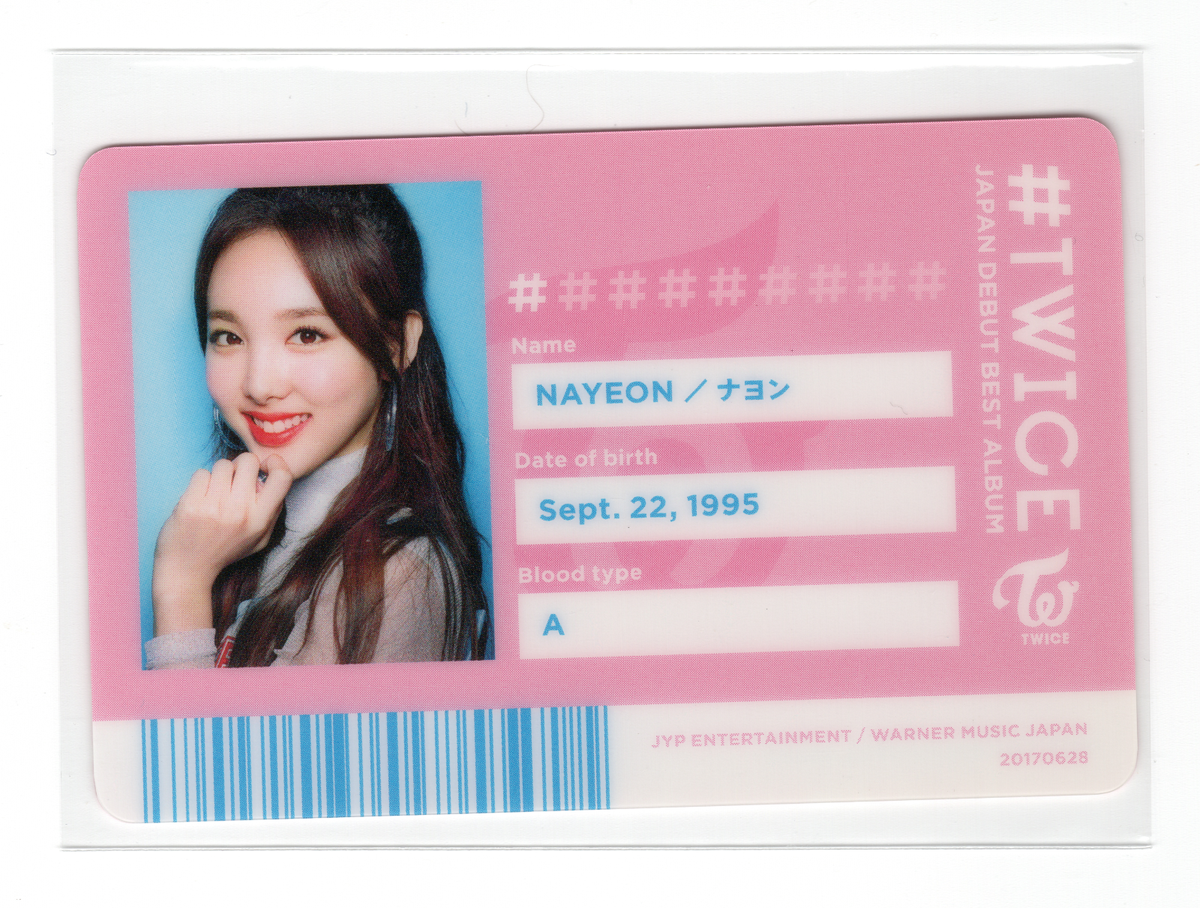 Twice Nayeon Photocard | #TWICE Japanese ID Hashtag Twice | eBay