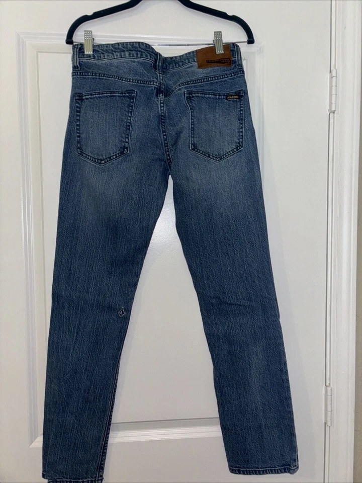 Volcom Men’s Jeans Slim Straight Vorta Size 29x29 Skate Surf - Image 3 of 4