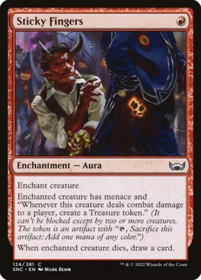 MTG Magic the Gathering Sticky Fingers (124/547) Streets of New Capenna LP