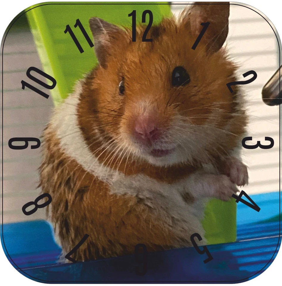 30cm Personalised Photo Clock Your Image Printed on the Clock - Square - Numbers - Image 3 of 4