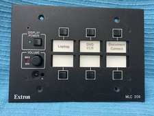 Extron MLC 206 panel with MediaLink Controller RS-232 Config Port