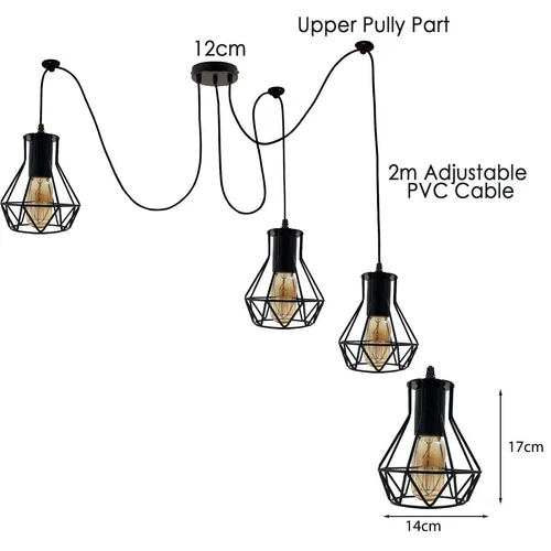 Shop 5 Way Adjustable Ceiling Pendant Light in UK – Limited Stock!