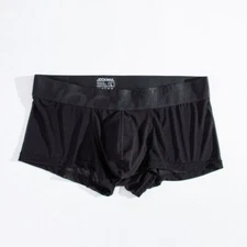 JOCKMAIL Men's Transparent Mesh Boxer Shorts Sexy Silky Pouch Trunk Underwear #U