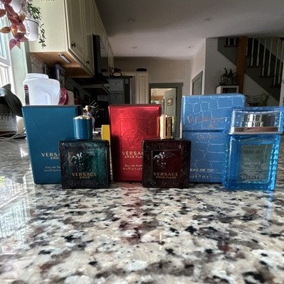 Versace Eros Eau de Toilette Spray Sample Size 0.17 fl oz Mini