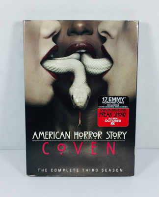 AMERICAN HORROR STORY ''COVEN'' THE COMPLETE THIRD SEASON (4-DVD SET) HORROR+++
