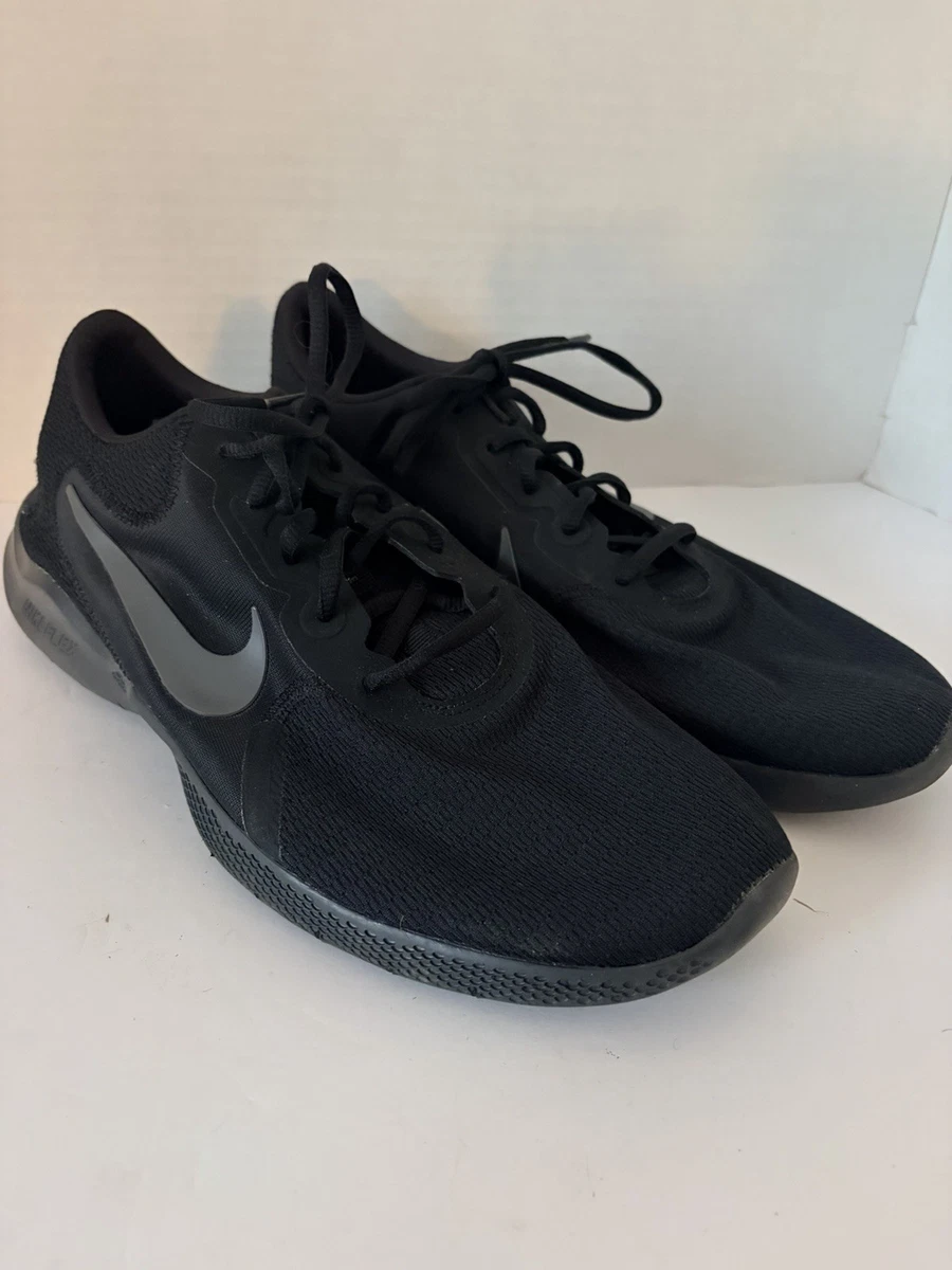 Nike Flex Experience Run 9 Extra Wide Black Dark Smoke Grey  display picture 1