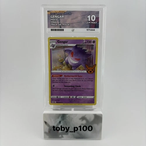 Pokemon Gengar 066/196 Trick or Trade HOLO 2023 Lost Origin #066 - ACE 10