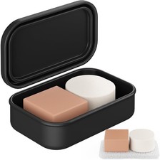 Solid Shampoo Bar Holder Large Leakproof Travel Soap Case Silicone Soap Box