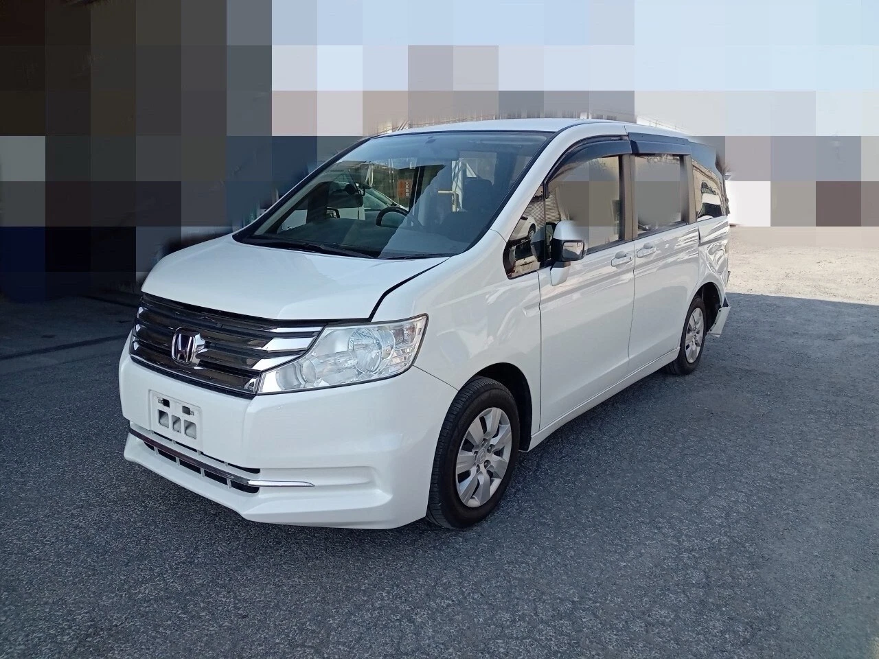 Genuine Honda Stepwagon RK Rear Left Sliding Door White 2009-2015