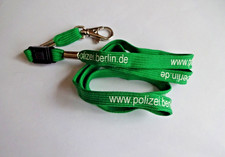 POLIZEI BERLIN Schlüsselband / Schlüsselanhänger / Lanyard für Dienstausweis