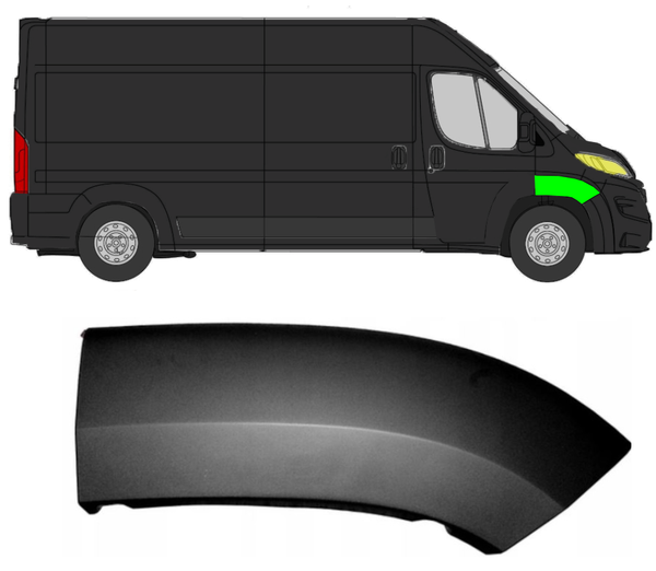 Seitenleiste KotflüGel FüR Fiat Ducato 2018 - 2021 Vorne Rechts-image