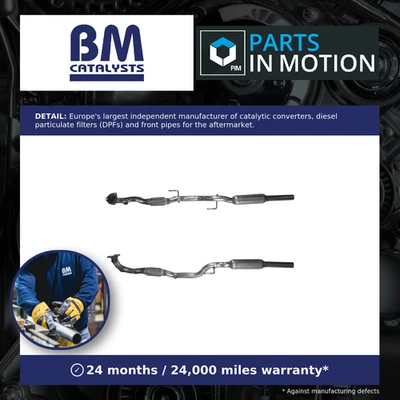 Tubo de escape compatible con ŠKODA FABIA 542, 545, 6Y 1.2 delantero 05 a 14 BME BM calidad nuevo - Imagen 1 de 4