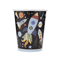 Becher Space, 270 Ml, 8Stk., Partydeko