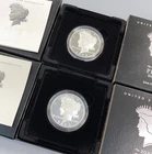 2 2023 S US Mint .999 Silver Peace $1 San Francisco Mint .86ozt asw ea w/ogp 45