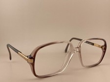 VTG Luxottica Eyeglasses Frame Klixx 2 Oliver Grayash Italy Clear Oversize 54-20