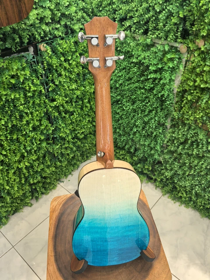 Kamehameha Ukulele KS-28 Solid Top Tiger Maple Soprano - Image 4 of 4