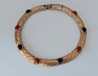 Vtg Christian Dior Haute Couture Gripoix Cabochon Choker READ FULL DESCRIPTION  — photo 1