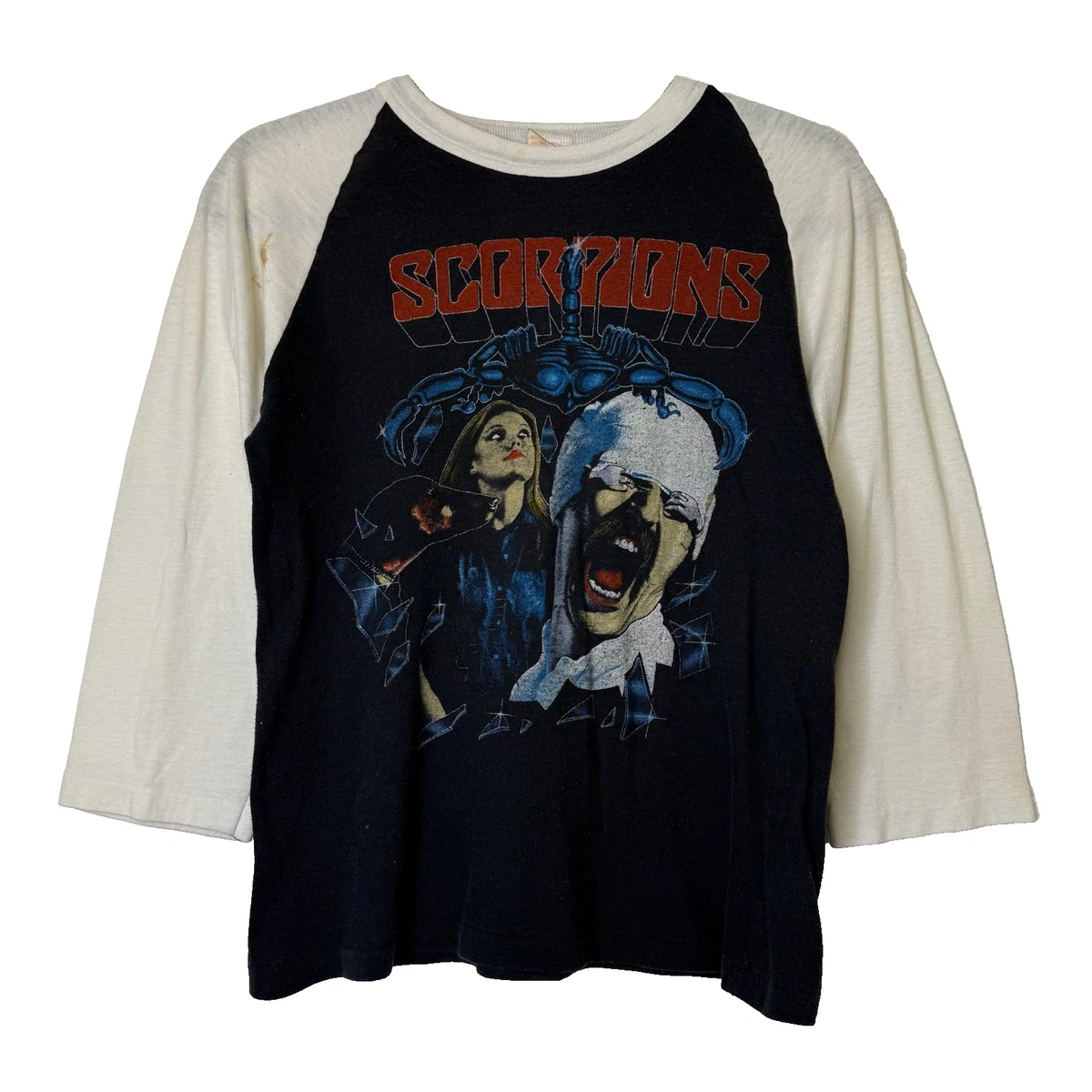 Preços baixos em Camiseta Scorpions Tour em Camisetas Vintage