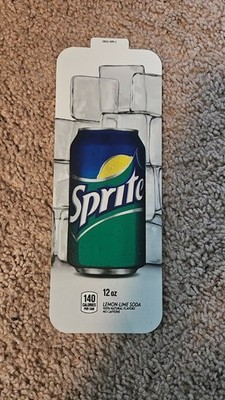 DIXIE NARCO 501E SODA VENDING MACHINE SPRITE 12 OZ CAN LABEL