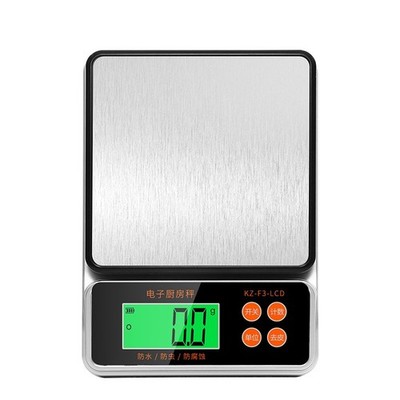 KZ-F3 New Kitchen Scale - Household Stainless Steel Waterproof Digital Scale