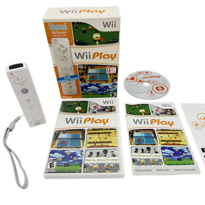 Nintendo Wii PLAY Complete Bundle Bonus w/ Controller Remote 9