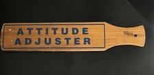 Vintage ATTITUDE ADJUSTER Wooden SPANKING Paddle Whipping Strapping DISPLAY ONLY
