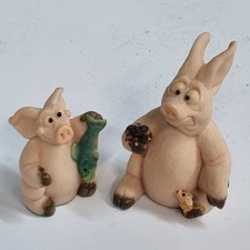 Piggin' Pigs by David Corbridge x2 Piggin Phobia & Piggin Hooked unboxed job lot