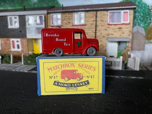 Lesney "Matchbox" 1-75 Series No47A - Trojan 'Brooke Bond' Van - 1957 EX Boxed