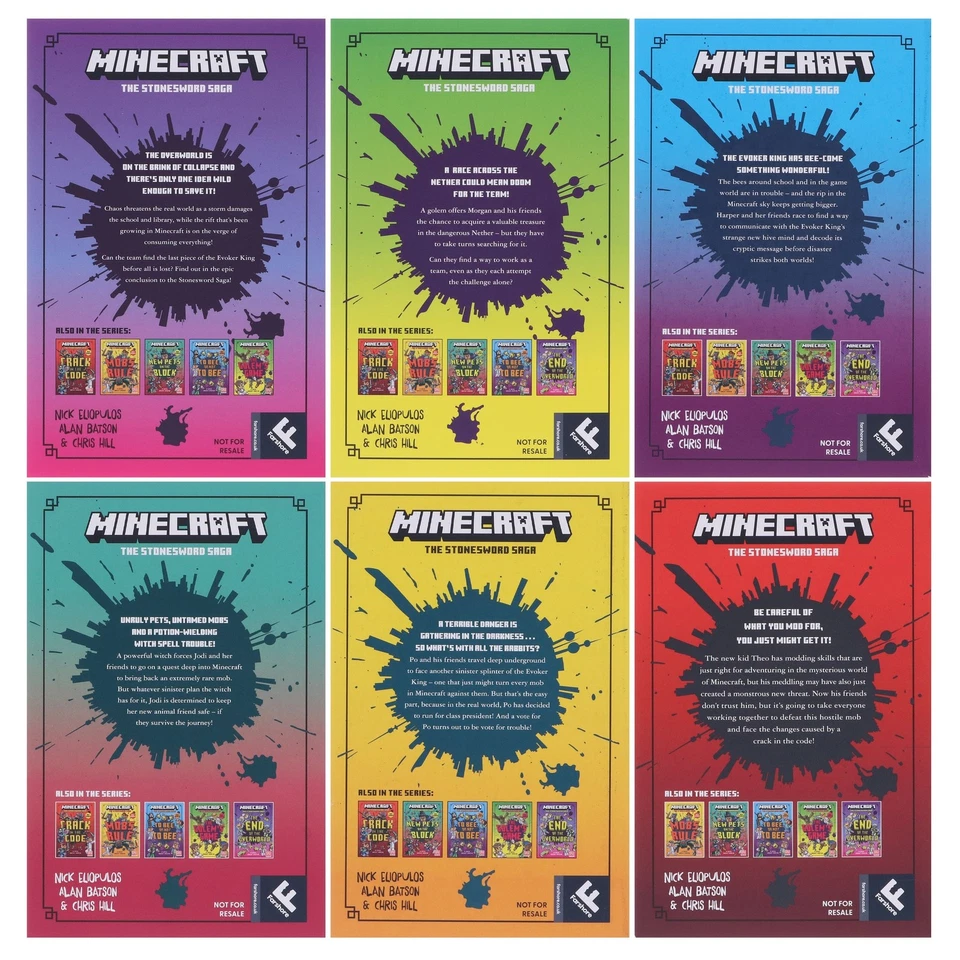 Minecraft The Stonesword Saga : The Complete 6-Novel Set - Ages 5-10 - Paperback - Image 3 of 4