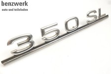 Mercedes R107 W107 SL Emblem Typenschild Heckklappe ORIGINAL 350SL ??