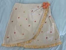 VTG 2004 Gymboree Aloha Khaki Skirt w/adjustable Waist Girl Size 4