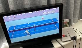 NES ~ RACKET ATTACK ~ Tennis Nintendo Game NES-RE-AUS Game Cart Only Pal A