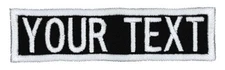Custom 1" Morale Name Tapes w/ Border! 35+ Fabrics to choose!USA Made!!24hr SHIP