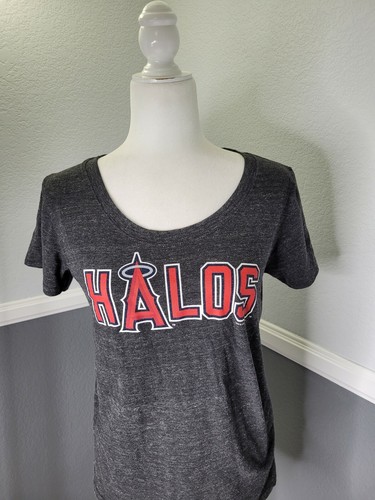 Angles Halos New Era Womens Size Medium T-Shirt Gray - Picture 2 of 10