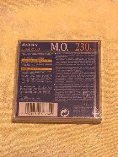 Magneto Optical Disk Sony 230MB EDM-230b - Afbeelding 4 van 7