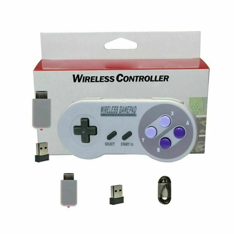 For Super SNES Classic Mini Game Console Wireless Gamepad Controller New - Image 4 of 4