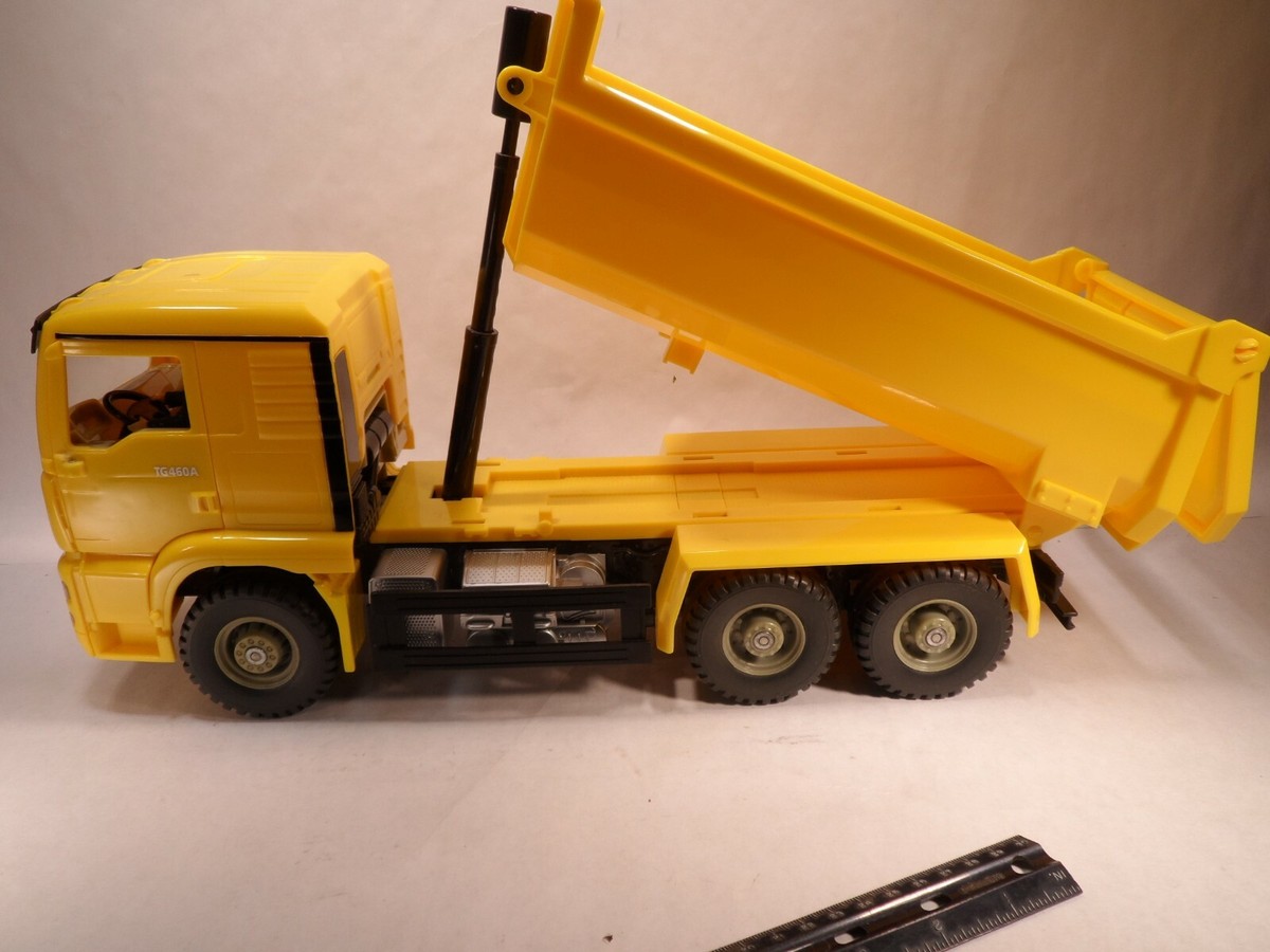 Rare! SIKU 1/25? MAN TG460A Dump Truck Yellow Plastic | eBay